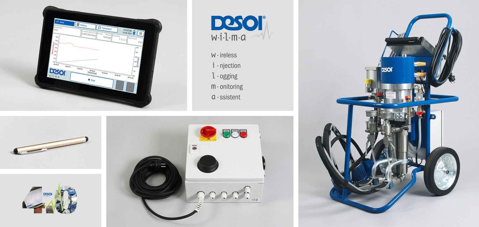 desoi wireless injection logging monitoring assistent